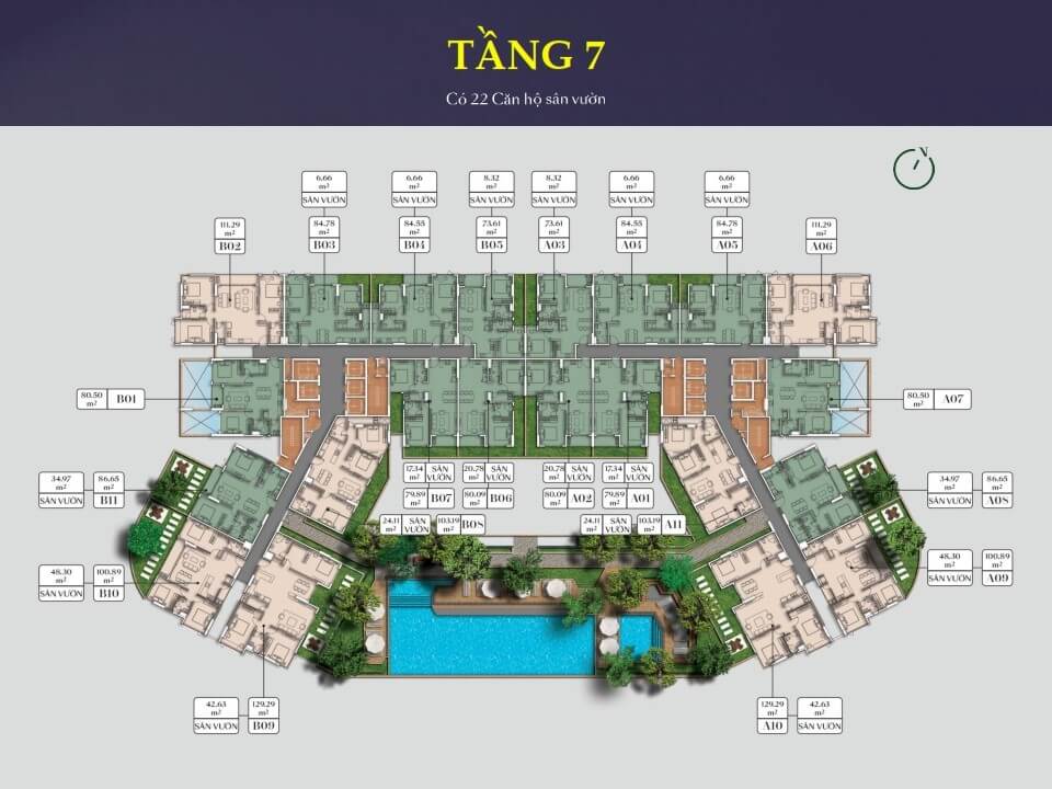 Mặt bằng dự án The EverRich Infinity